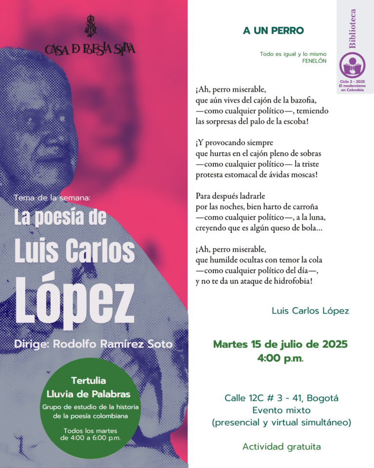¿Qué nos dice hoy la poesía de Luis Carlos «El Tuerto» López?
