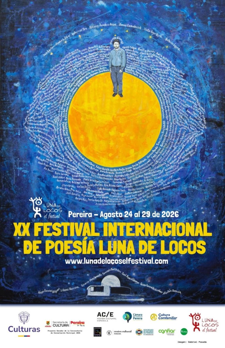 El Festival Internacional de Poesía Luna de Locos celebra 20 años en Pereira